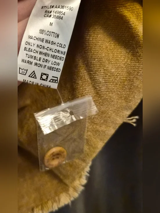 Sadie & Sage Casual Frayed Hem Mini Skirt - Tan Medium - Picture 4 of 8